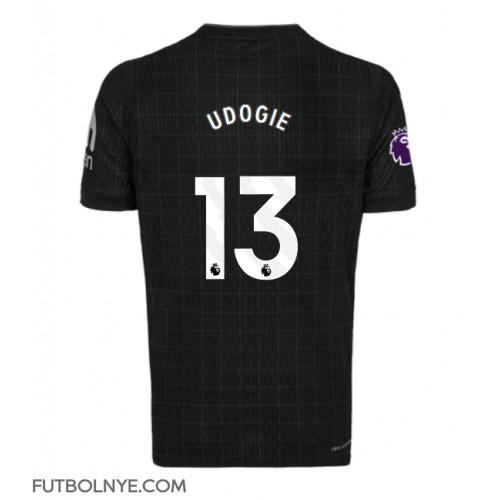 Camiseta Tottenham Hotspur Destiny Udogie #13 Visitante Equipación 2025-26 manga corta